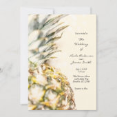 Dreamweaver Tropische anananaseiland Beach Wedding Kaart (Voorkant)