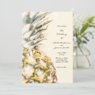 Dreamweaver Tropische anananaseiland Beach Wedding Kaart
