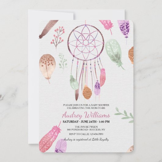 Dreamweaver Uitnodiging (Voorkant)