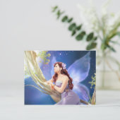 Dreamweaver Violet Fairy Briefkaart (Staand voorkant)