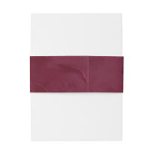 Dreamweaver Waterverf Abstract Wedding Burgundy ID Uitnodigingen Wikkel (Achterkant Voorbeeld)