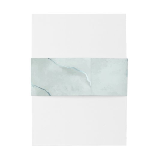 Dreamweaver Waterverf Abstract Wedding Green/Bl ID Uitnodigingen Wikkel (Achterkant Voorbeeld)