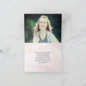 Dreamweaver Waterverf Floral | Baby shower Harteli Bedankkaart (Binnen)