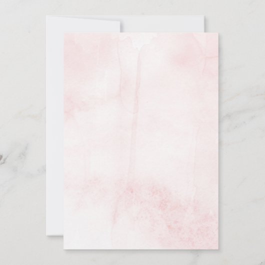 Dreamweaver Waterverf Floral | VRIJGEZELLENFEEST Kaart (Achterkant)