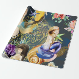 Dreamweaver waterverf Mermaid Cadeaupapier