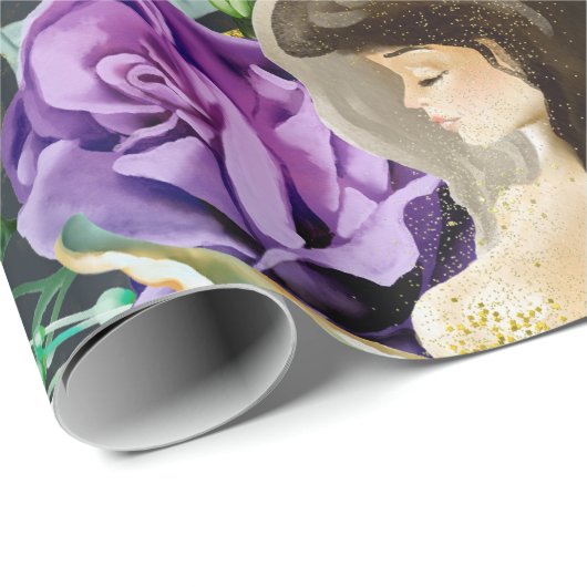 Dreamweaver waterverf Mermaid Cadeaupapier (Rol Hoek)