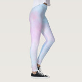 Dreamweaver Waterverf Pink Blue Turquoise Leggings (Rechts)