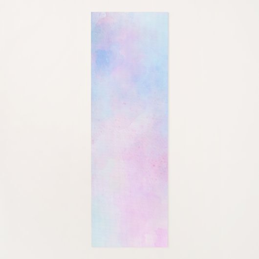 Dreamweaver Waterverf Pink Blue Turquoise Yogamat (Voorkant)