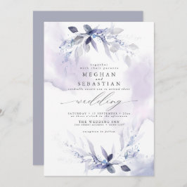 Dreamweaver Wedding Waterverf Lila Kaart