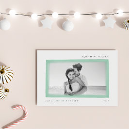Dreamweaver Wish Holiday-fotokaart | Munt Feestdagenkaart