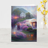 Dreamweaver Wisteria bij huis een heuvel Kaart (Gele Bloem)