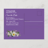Dreamweaver Wisteria bloeit rond een portaal Aankondigingskaart (Achterkant)