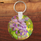 Dreamweaver Wisteria Flower Personalized Sleutelhanger (Achterkant)
