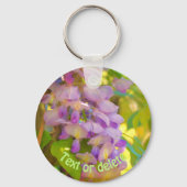 Dreamweaver Wisteria Flower Personalized Sleutelhanger (Achterkant)
