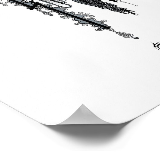 Dreamweaver - Witte achtergrond Poster (Hoek)