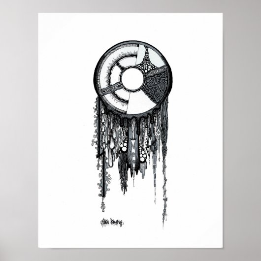 Dreamweaver - Witte achtergrond Poster (Voorkant)