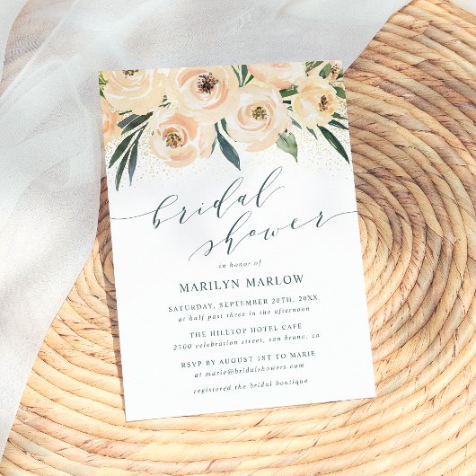 Dreamweaver Zee Roos Gold Glitter Script Vrijgezel Kaart