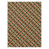 Dreamweaver Zinnia Flower Abstract Art Pattern Tafelkleed (Voorkant)