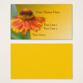 Dreamweaver Zinnia Flower Natuur Visitekaartjes (Voorkant /achterkant)