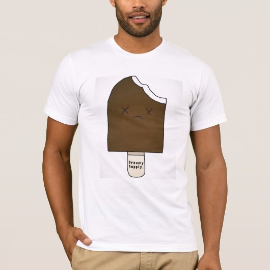 DreamweaverSupply Bite Me Mannen White T-Shirt (Voorkant)