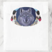 DREAMWOLF OVALE STICKER (Tas)