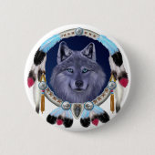 DREAMWOLF RONDE BUTTON 5,7 CM (Voorkant)