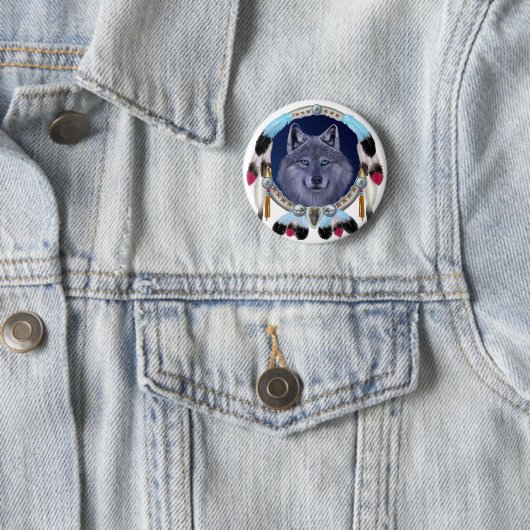DREAMWOLF RONDE BUTTON 5,7 CM (In situ)