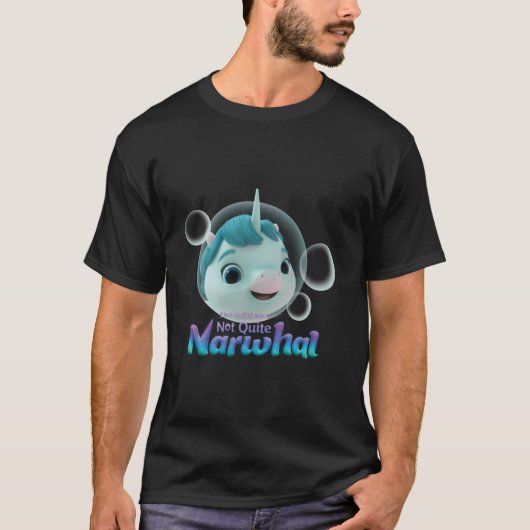 Dreamworks Not Quite Narwhal Kelp T-shirt (Voorkant)