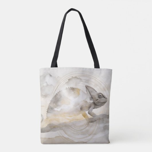 Dreamwoven Guardian Chameleon Tote Tote Bag (Achterkant)