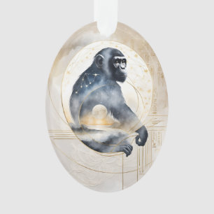 Dreamwoven Guardian Chimpanzee Ornament