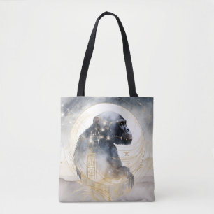 Dreamwoven Guardian Chimpanzee Tote Bag