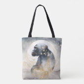 Dreamwoven Guardian Chimpanzee Tote Tote Bag (Achterkant)