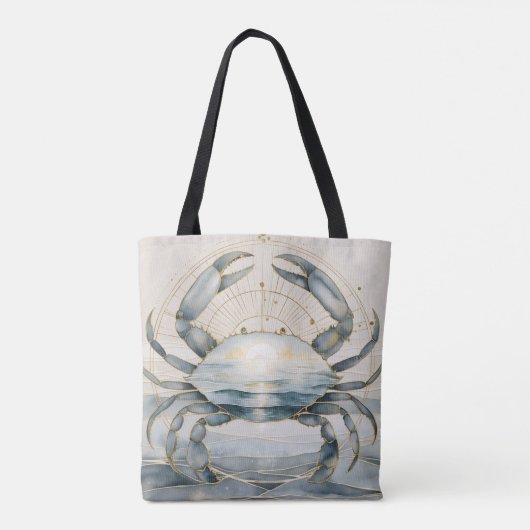 Dreamwoven Guardian Crab Tote Tote Bag (Achterkant)