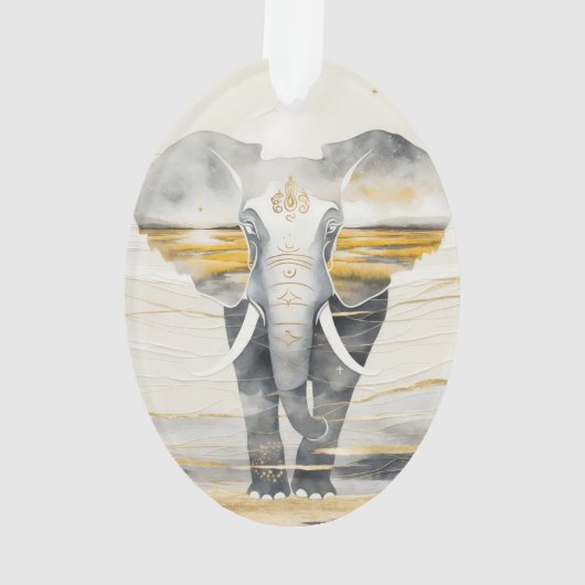 Dreamwoven Guardian Elephant Ornament (achterkant)