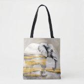 Dreamwoven Guardian Elephant Tote Bag (Voorkant)