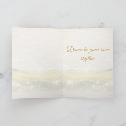 Dreamwoven Guardian Grasshopper Greeting Card  Kaart (Binnen)