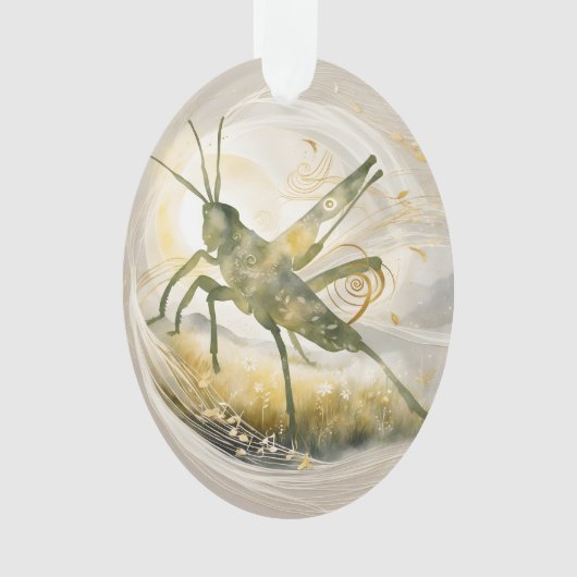 Dreamwoven Guardian Grasshopper Ornament (voorkant)