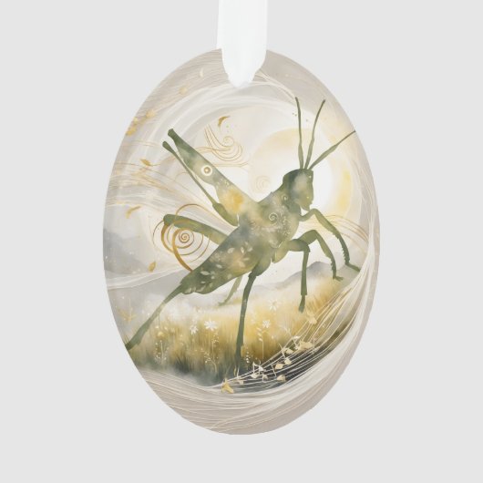 Dreamwoven Guardian Grasshopper Ornament (achterkant)