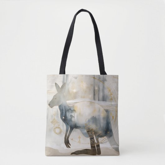Dreamwoven Guardian Kangaroo (Marlu) – Serene Fore Tote Bag (Voorkant)