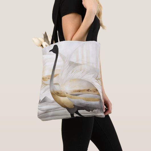 Dreamwoven Guardian Ostrich Tote Bag (Dichtbij)