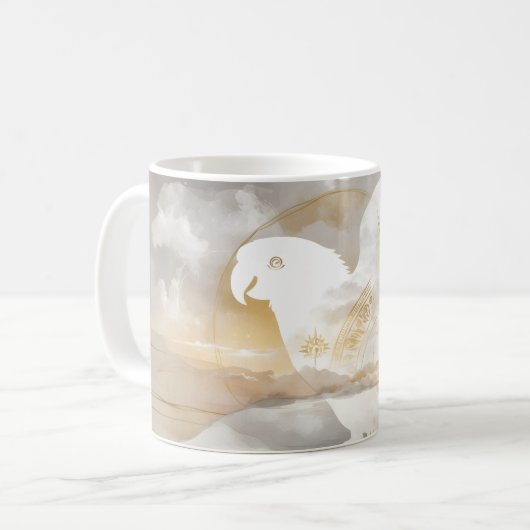Dreamwoven Guardian Parrot Mug Koffiemok (Voorkant links)