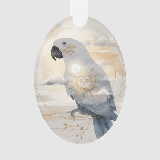 Dreamwoven Guardian Parrot Ornament (voorkant)