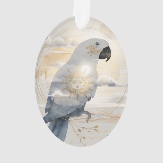 Dreamwoven Guardian Parrot Ornament (achterkant)