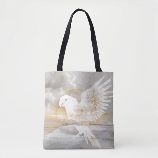 Dreamwoven Guardian Parrot Tote Tote Bag (Voorkant)