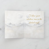 Dreamwoven Guardian Wolf Greeting Card Kaart (Binnen)