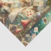 Dreamy Alice In Wonderland Castle Decoupage Tissuepapier (Detail)