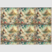 Dreamy Alice In Wonderland Castle Decoupage Tissuepapier (Voorkant)