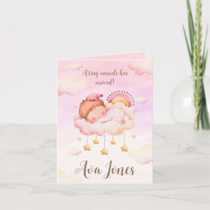 Dreamy and adorable birth announcement - Girl Aankondiging