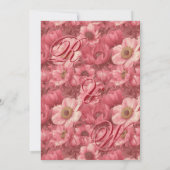 Dreamy Anemones Inspired Outdoor Wedding Save The Date (Achterkant)