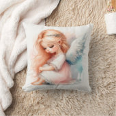 Dreamy angel girl pastel fairy art kussen (Deken)